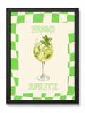 'HUGO SPRITZ' ALCOHOL WALL PRINT