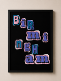 'BIRMINGHAM' WALL PRINT