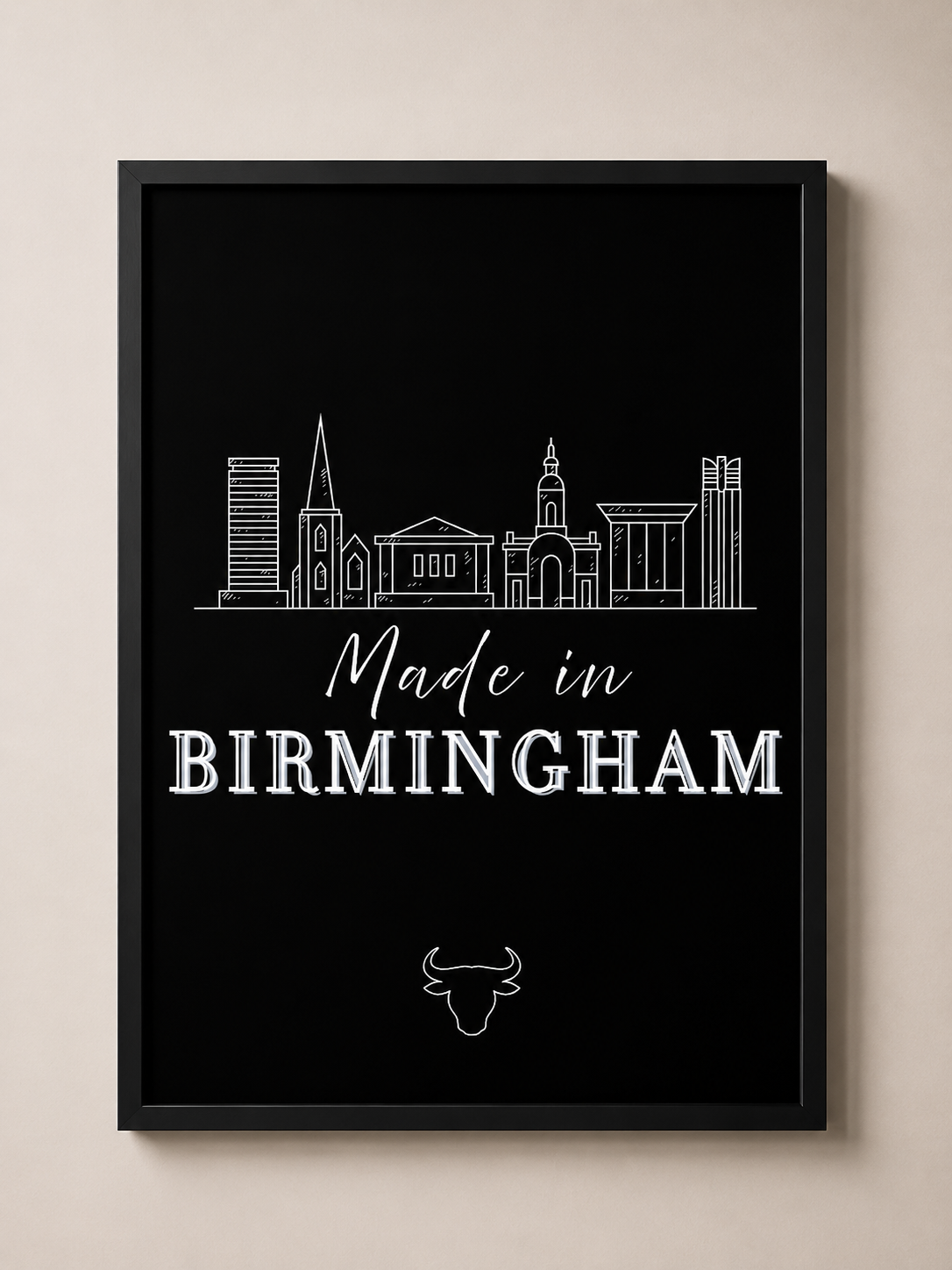 'MADE IN BIRMINGHAM' WALL PRINT