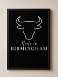 'MADE IN BIRMINGHAM' BULL PRINT