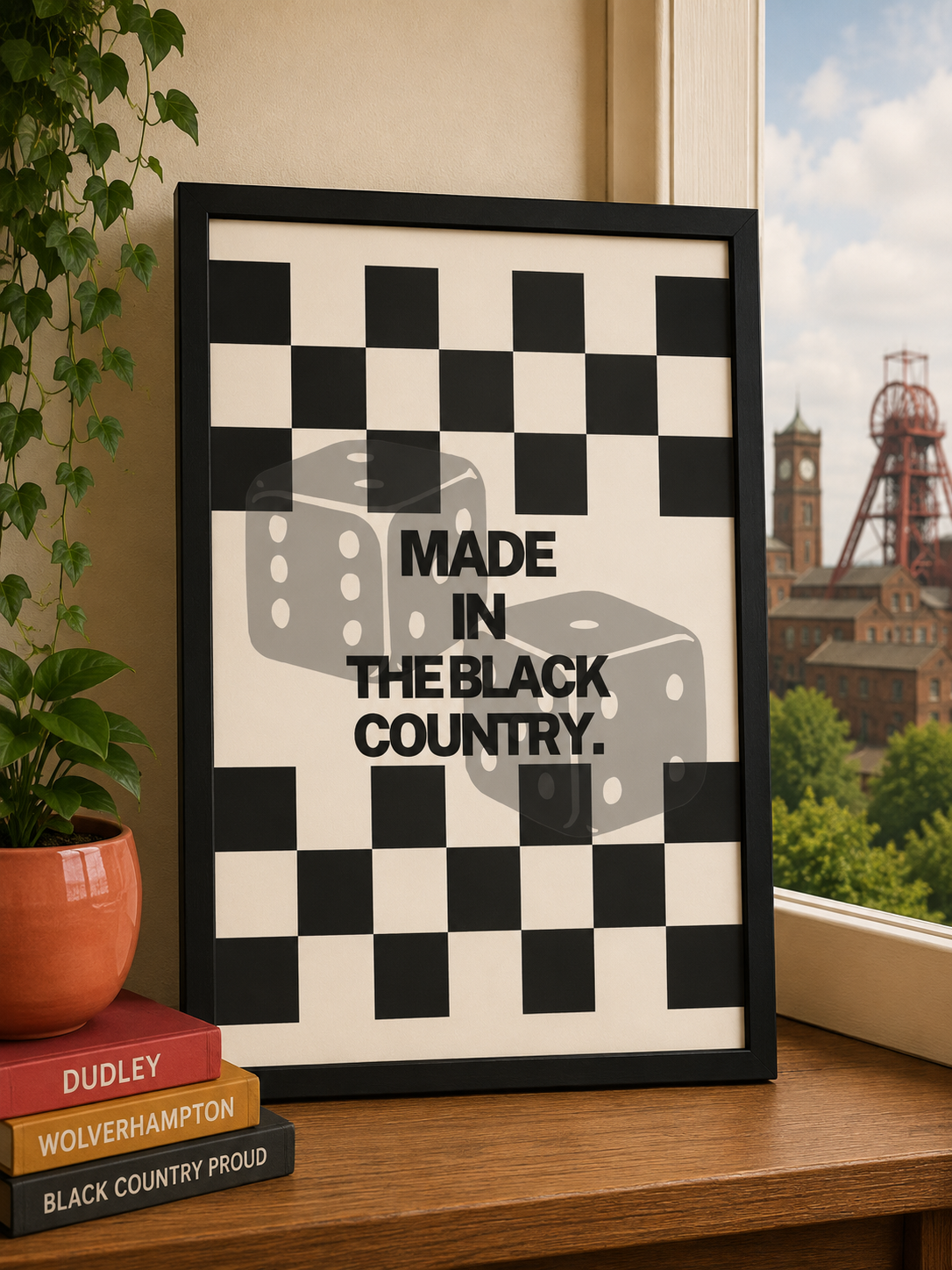 'MADE IN THE BLACK COUNTRY' Black Country Inspired Wall Print