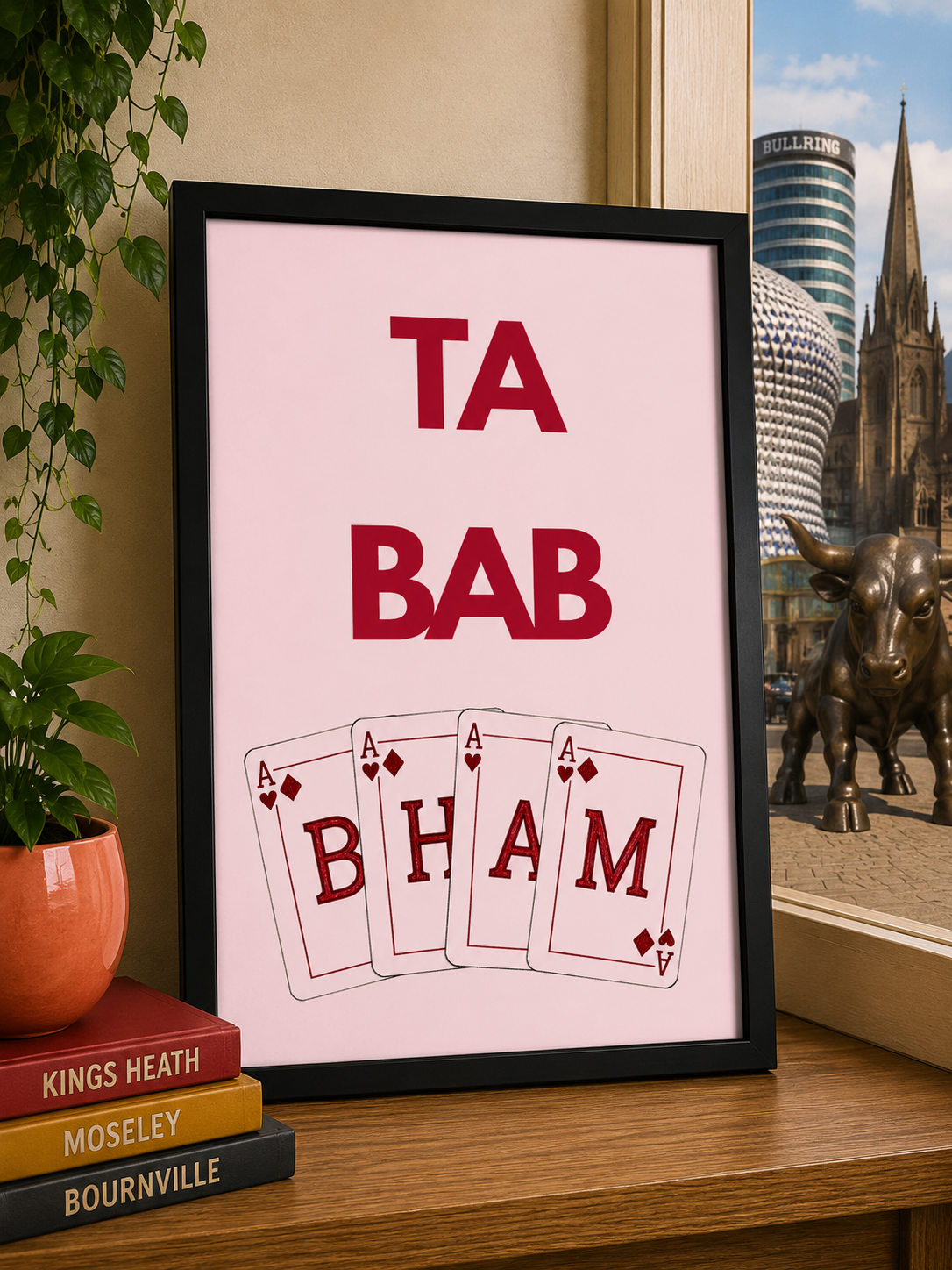 'TA BAB' Birmingham Inspired Wall Print