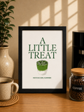 'A LITTLE TREAT - MATCHA GIRL SUMMER' WALL PRINT